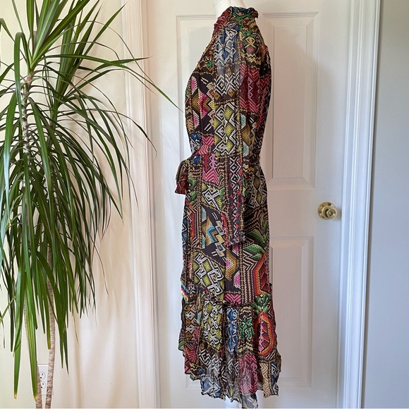 Farm Rio Dress Rauti Midi Dress in Small Multicolor - Picture 13 of 16